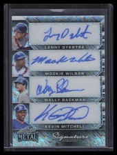 2024 Leaf Metal Signature Series Mitchell Backman Wilson Dykstra Quad Auto 1/1