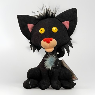 Bad Kitty Plush Doll Black Cat Stuffed Animal Merry Makers 7  w/ Tag Nick Bruel