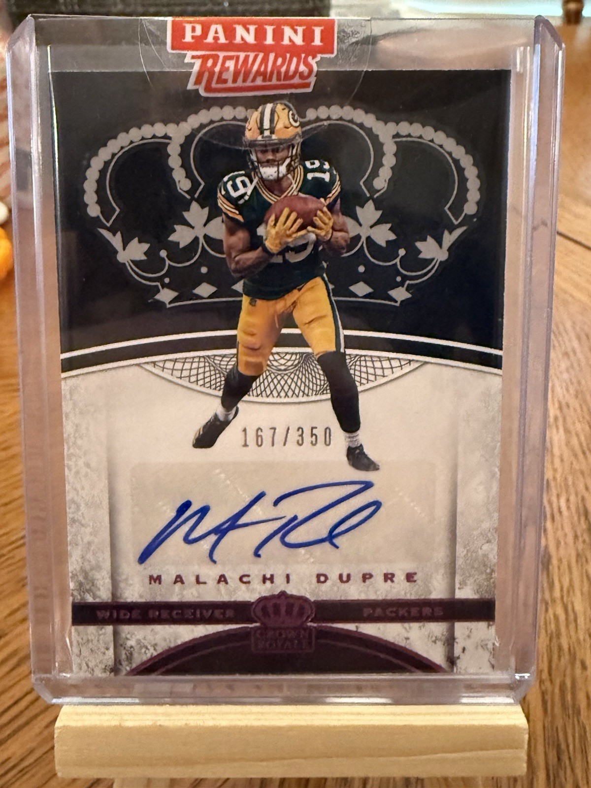 Malachi Dupre Panini Crown Royale Rookie Autographs #21 Pink