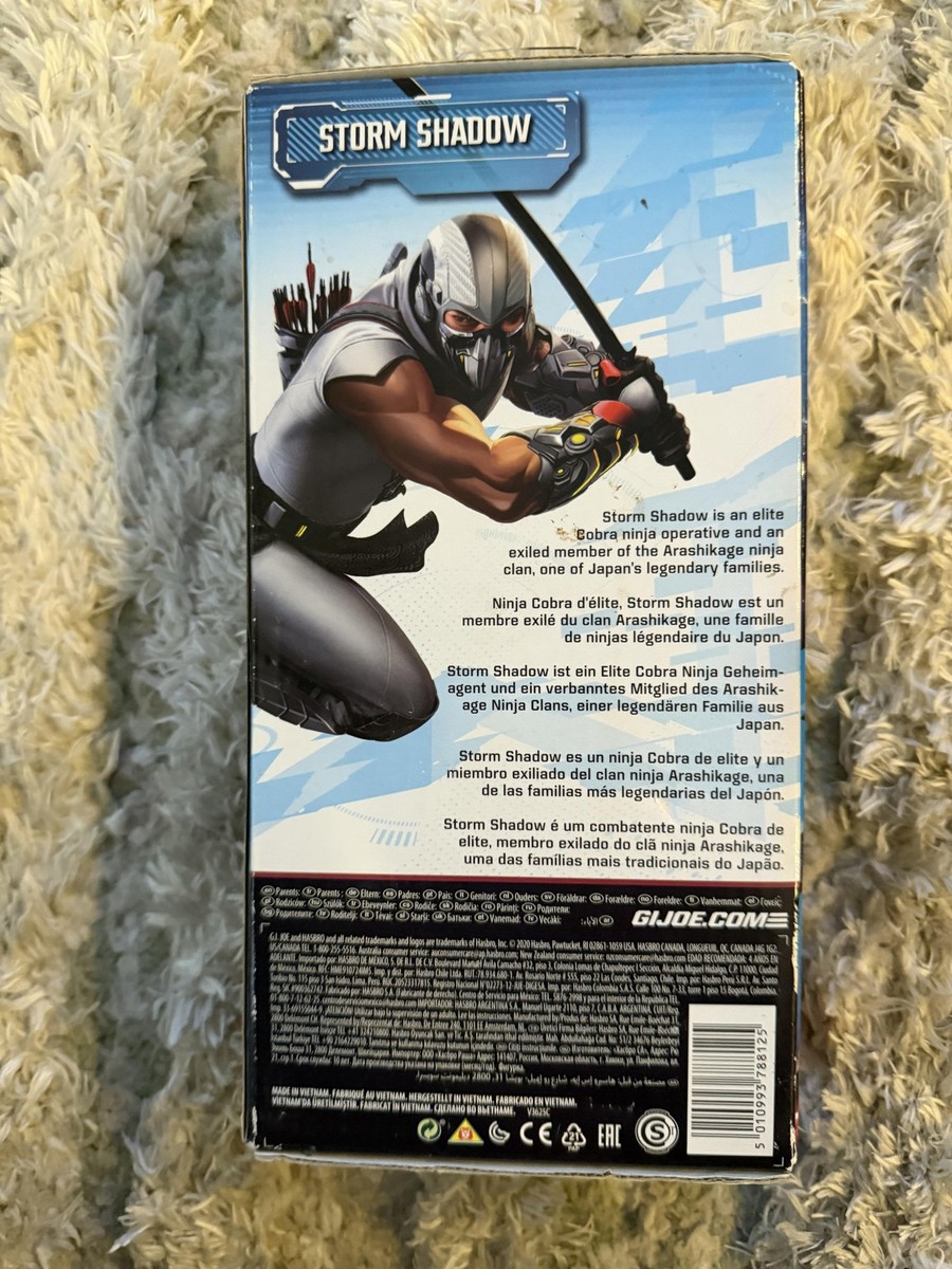 G.I. Joe Storm Shadow White Ninja Action Figure 12in Hasbro 1:6