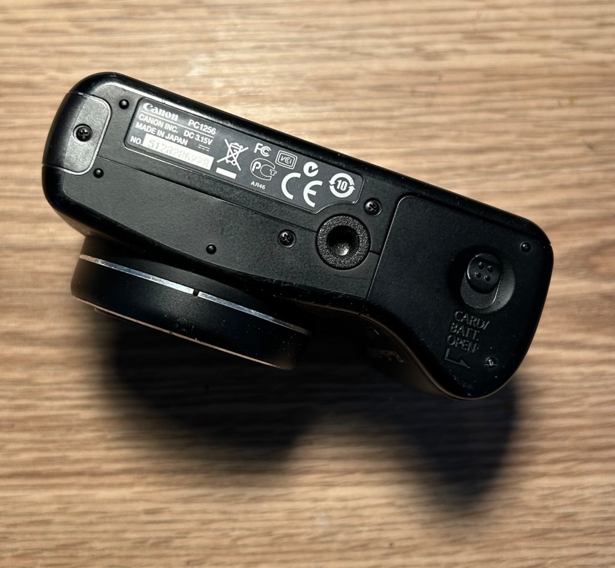 Canon PowerShot SX100 IS 8MP Digital Camera PC1256 Black Parts Canon PowerShot SX100 IS 8MP Digital Camera PC1256 Black Parts