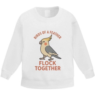'Birds of a Feather Flock Together' Kid's Sweatshirt (KW055638)