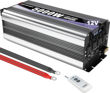 5000W Power Inverter 12V to 110V/120V DC to AC with LCD Display, Remote Controll