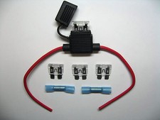 In Line Standard Wasserdicht Blade Sicherungshalter Sicherungen 25Amp Kit Auto Boot Fahrrad
