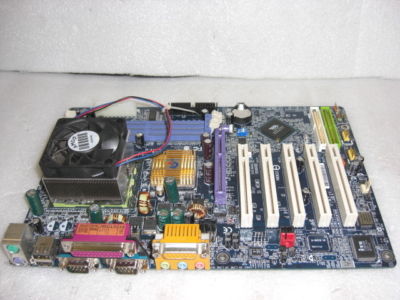 Gigabyte GA-7A Motherboard w/ AXDA2400DKV3C CPU & Fan