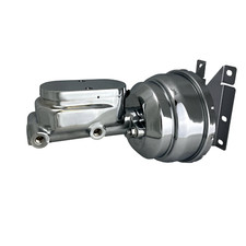 Chrome Power Brake Booster And Master Kit For 1973-87 Chevrolet Ck 10 Trucks Chrome Power Brake Booster And Master Kit For 1973-87 Chevrolet Ck 10 Trucks