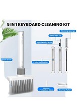5in1 Keyboard Cleaner Laptop Bluetooth Earphone Corner Dust Cleaning Brush Tools