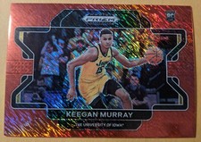 2022 PANINI PRIZM DRAFT PICKS KEEGAN MURRAY VARIATION RED SHIMMER ROOKIE /19