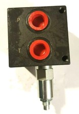 Cetop 3 NG 06 Grundplatte mit  DBV,  und 4/3 Ventil Baugrösse NG 6_NG06021- 12 V