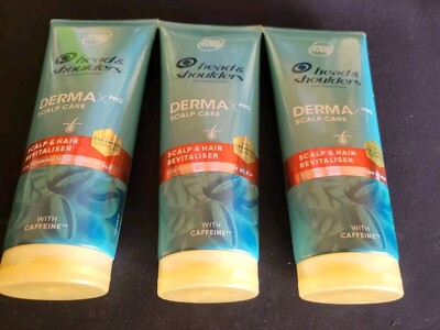 Head & Shoulders Derma X Pro beruhigende Haarspülung für trockene Kopfhaut 3 x 200 ml