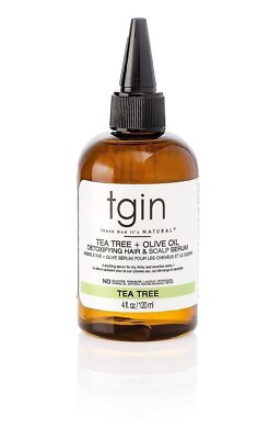 tgin Tea Tree + Olive Oil Detoxifying Dry Itchy Hair And Scalp Serum -...