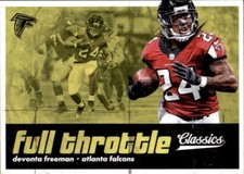 Devonta Freeman Falcons 2018 Panini Classics Football Full Throttle Card #2