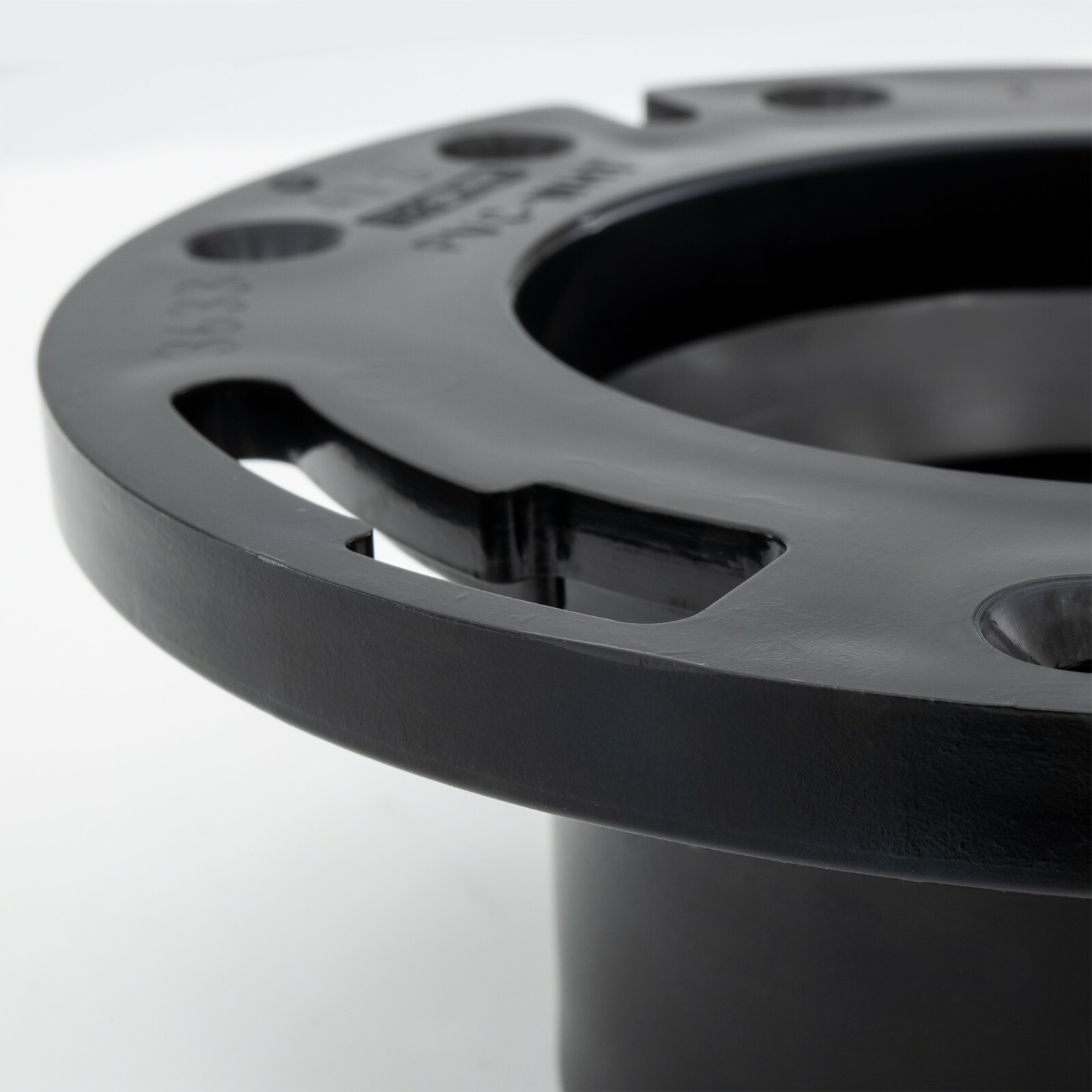 RV Toilet Closet Flange 4x3 ABS Plastic Toilet Mount Optional Wax Ring