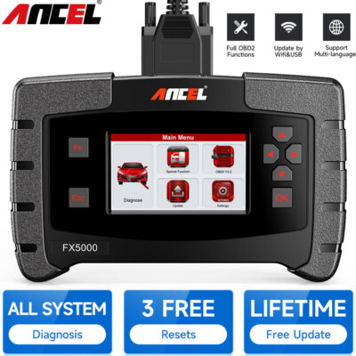 FX5000 OBD2 Profi KFZ Diagnosegerät EPB ABS TPMS Öl Reset Alle System Scanner