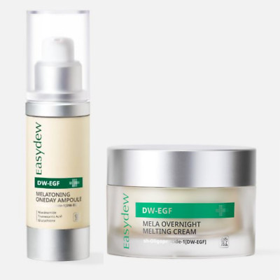 Easydew DW-EGF Melatoning Oneday Ampoule 30ml & Cream 50g Synergy Effect