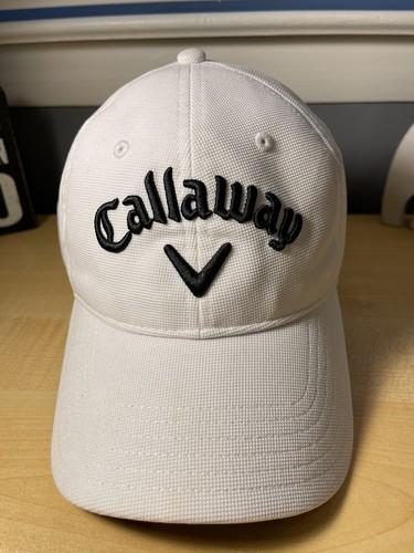 CALLAWAY GOLF HAT WHITE BASEBALL CAP 