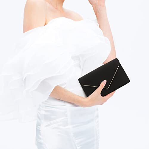 Clutch Purse for Women Evening Bags Handbags for Wedding Party Cocktail Prom - Picture 7 of 15