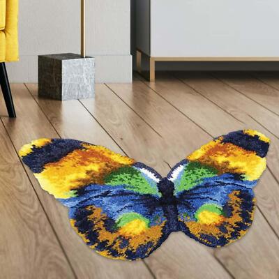 Riegel Haken Teppich Kit Schmetterling Zum Selbermachen Teppich Teppich Handarbeit Heimdekoration Riegel