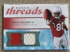 EARLY DOUCET III 2008 SP Rookie Threads Jersey Number #ED /80 GU GAME-USED Card
