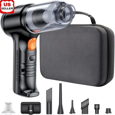 13000pa Mini Car Vacuum Wireless High Power Suction Handheld Air Duster Portable