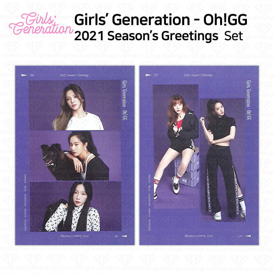 SNSD 2021 Season's Greetings Photocard Postcard Calendar