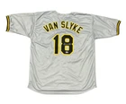 Andy Van Slyke Signed Pittsburgh Pirates Custom Jersey Beckett Witness BAS COA