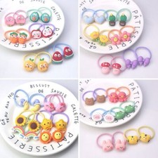 Cute Hair Ring Headdress - Baby Hair Rope Kid Cartoon Hair Band Accessories 10PC