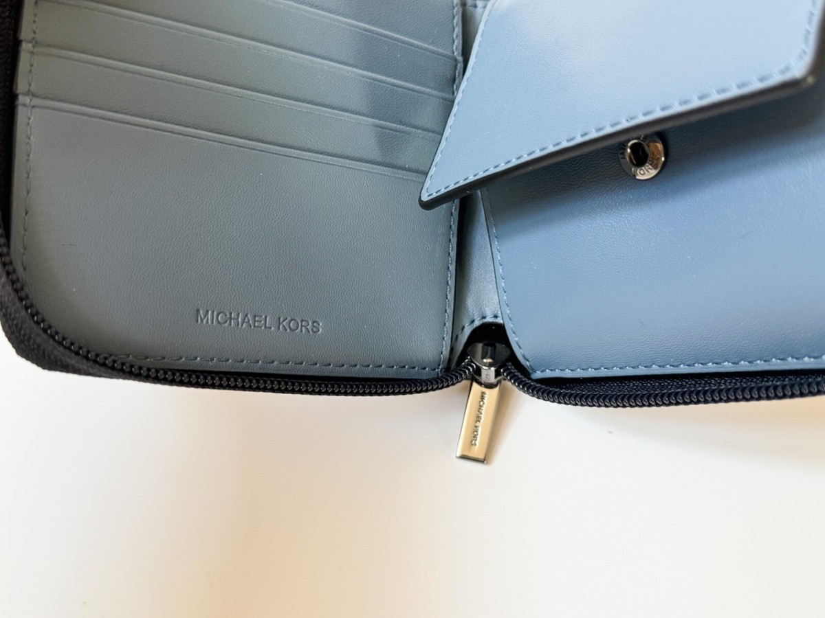 Michael Kors COOPER Ombre Zip Around Wallet With Chain MK Michael Kors COOPER Ombre Zip Around Wallet With Chain MK