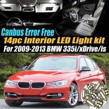 14pc Error Free Interior Led White Light Kit For 2009-2013 Bmw 335iisxdrive