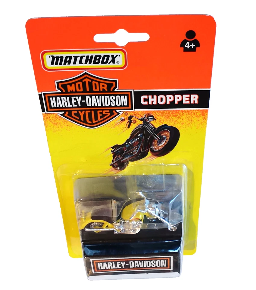 ✅  Matchbox Motorcycles * HARLEY-DAVIDSON CHOPPER 1200 von 1992 in OVP * MOC - Bild 4 von 4