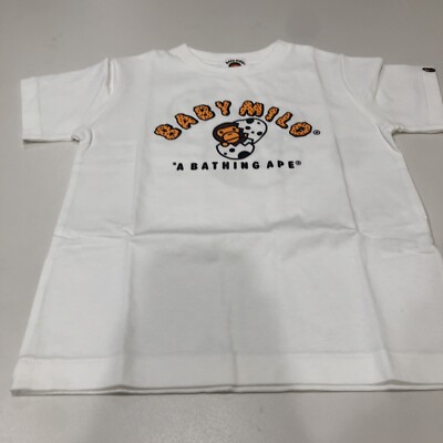 A Bathing Ape Kids Baby Milo In An Egg Tee White Size 120