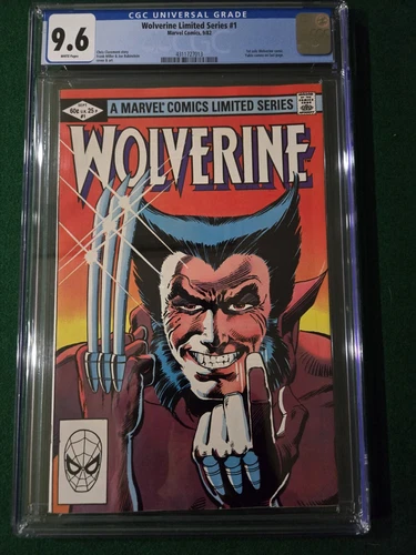 WOLVERINE #1 Limited Series 1982 CGC 9.6 White 1st solo Wolverine; Frank Miller 