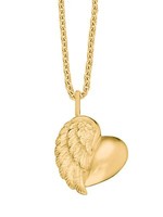 Herzengel HEN-HEARTWING-G MäDchen Collier Herz Sterling-Silber 925 42 Cm