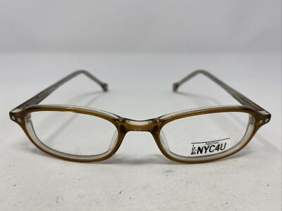 NYC4U AUSTIN STREET BROWN LAMINATE 45-19-140 Full Rim Eyeglasses Frame RR60 