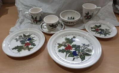 PORTMEIRION THE HOLLY AND THE IVY TABLEWARE - VARIOUS - PLATES - BOWLS NEW
