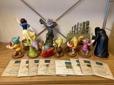 Disney Wdcc Snow White And The Seven Dwarf Witches 10 Piece Set | eBay