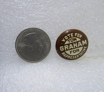 Vote Tom Graham For Representative Button Pin