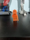 LEGO Star Wars Tie Fighter Pilot, Orange Monochrome, Authentic LEGO, Blaster