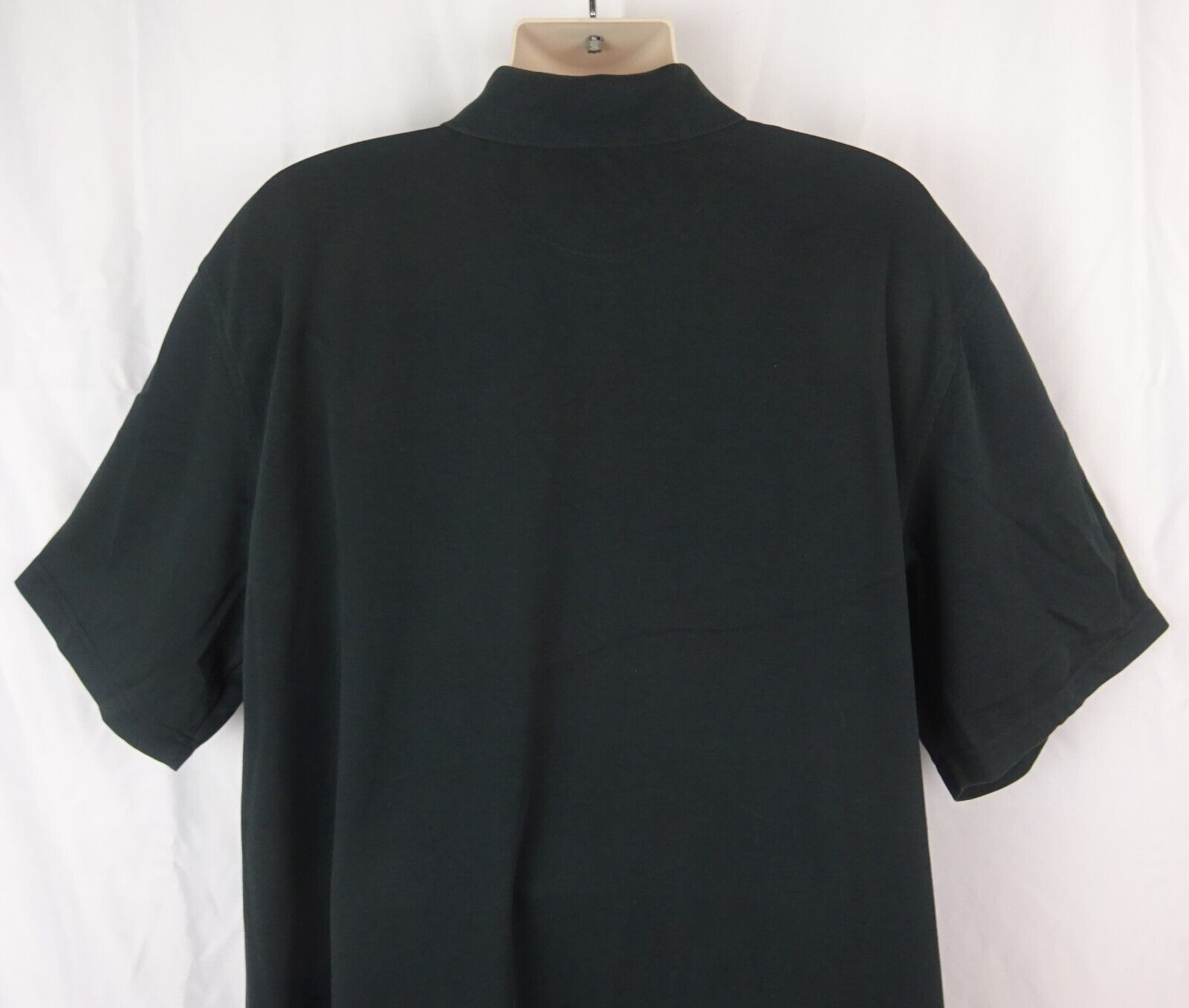 FILA Polo vintage Purdue Rowing nera manica corta stile ~ taglia 3XL alta ~