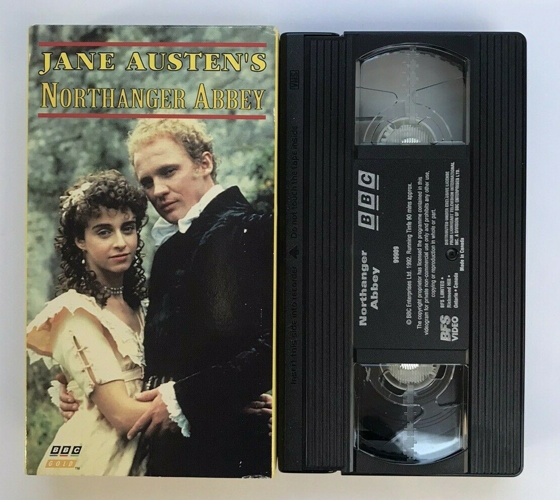 Jane Austens Northanger Abbey VHS Tape Pre-Owned BBC Video | eBay 