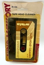Vintage Arista Audio Cassette Tape Head Cleaner New Old Stock