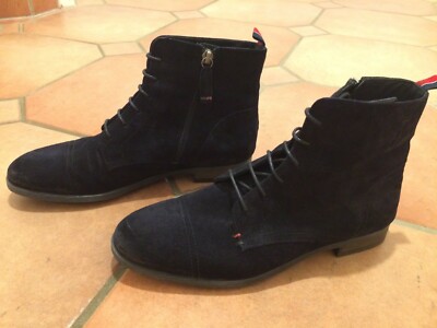 Tommy Hilfiger Wildleder Boots dunkelblau 40