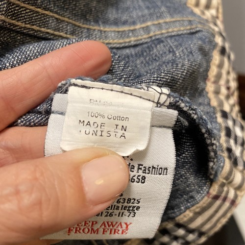 BURBERRY Authentic Children’s Denim Jean Jacket Nova Check Details Size 4 EUC - Picture 7 of 13