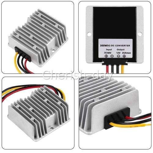 WaterProof 36V/48V to 12V 25A 300W Step Down DC/DC Power Converter Regulator Z - Picture 10 of 10
