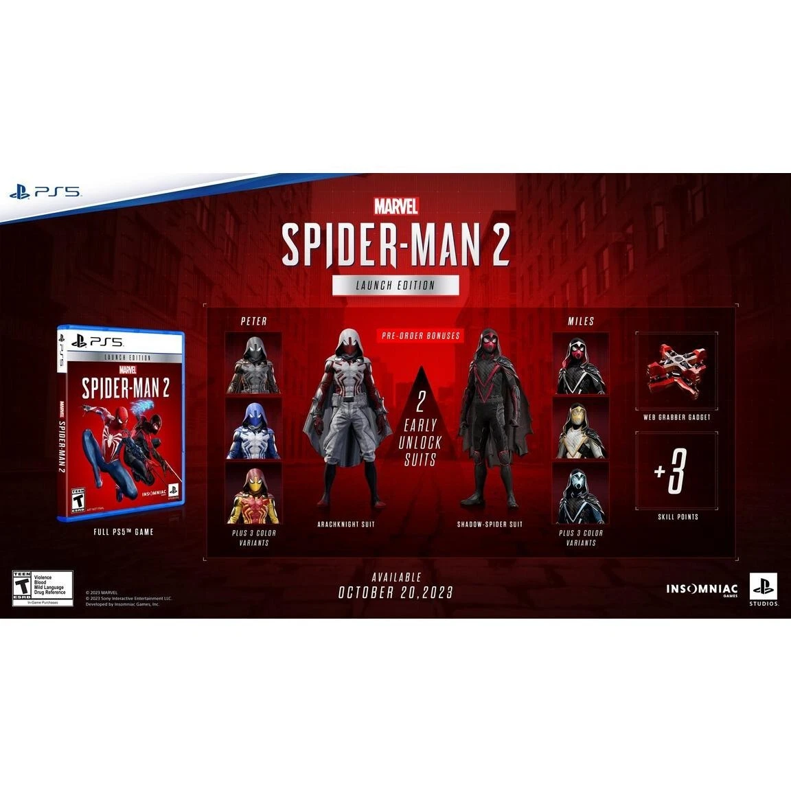 Marvel's Spider-Man 2 Launch Edition PlayStation 5 1000038679 - Best Buy