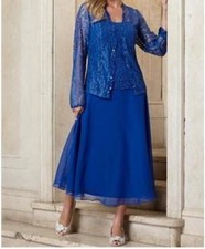 Mother of Bride Groom Women's Church Wedding Jacket dress formal Gown plus 20W1X