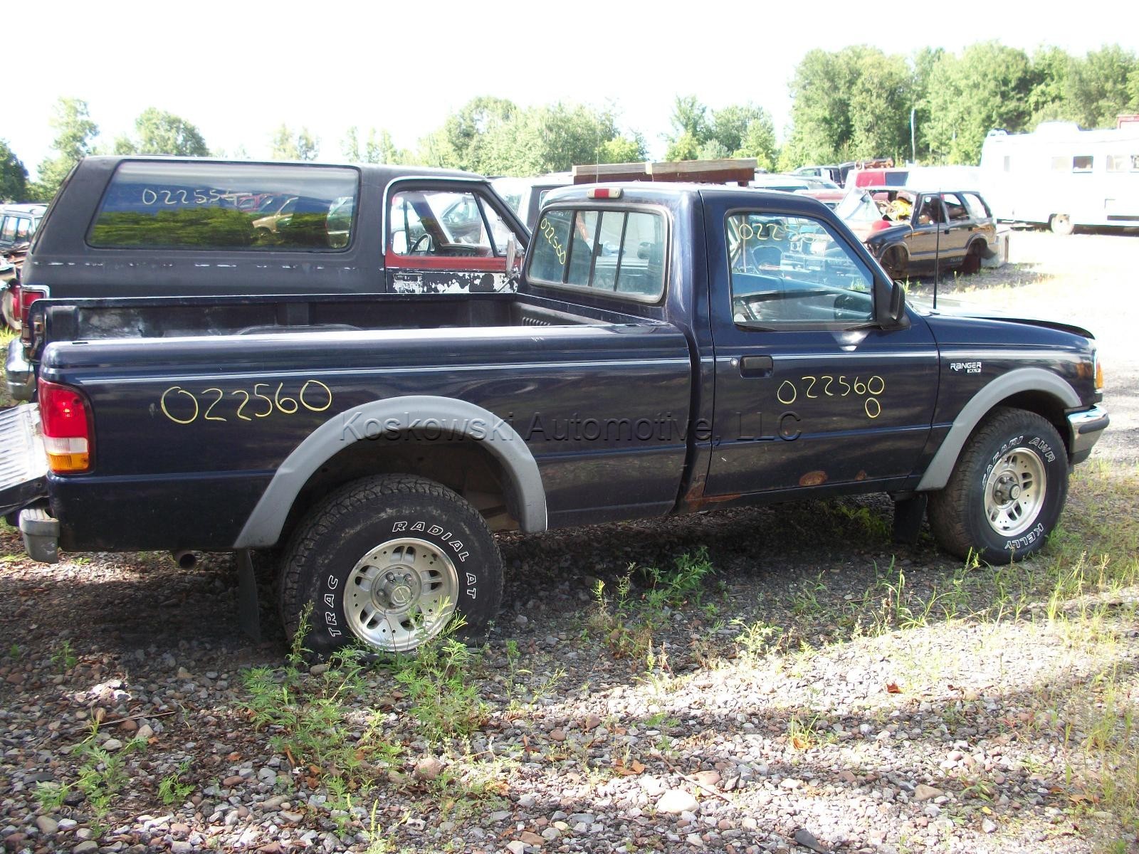 FORD RANGER Door Panel Armrest Right 94 Passenger Side Blue F37B