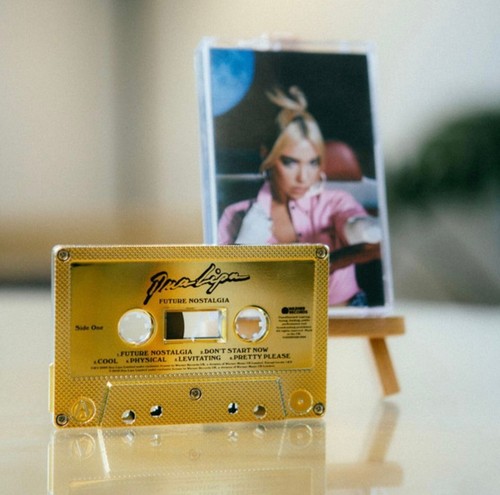 SEALED DUA LIPA FUTURE NOSTALGIA GOLDEN CASSETTE LIMITED EDITION - UK EXCLUSIVE - Foto 8 di 12