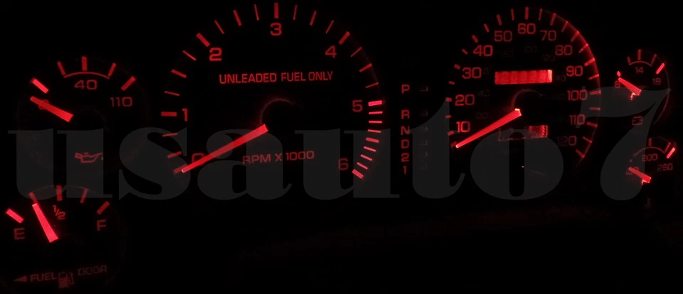 Dash Cluster Gauges RED LEDs LIGHT BULBS KIT Fits 94-97 Dodge Ram 1500 2500 3500 - Imagem 3 de 4