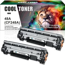 2PK CF248A 48A Toner Cartridge For HP LaserJet Pro M15a M15w M29a M29w